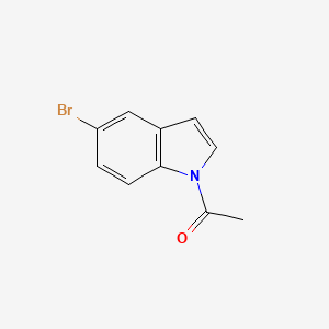 Chemical structure of 1-Acetyl-5-bromoindole