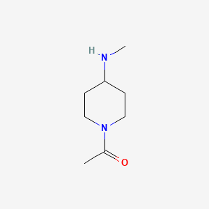 Chemical structure of 1-Acetyl-4-(methylamino)piperidine