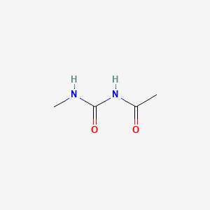 Chemical structure of 1-Acetyl-3-methylurea