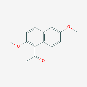 Chemical structure of 1-Acetyl-2,6-dimethoxynaphthalene