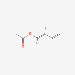 Chemical structure of 1,3-Butadienyl acetate