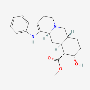 Chemical structure of 19-Hydroxypseudovincadifformine