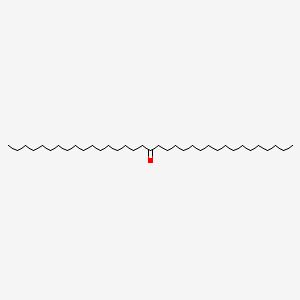 Chemical structure of 18-Pentatriacontanone