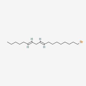 Chemical structure of 18-Bromo-6,9-octadecadiene