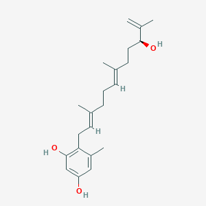 Chemical structure of 17-Hydroxy-18-dehydroneogrifolin