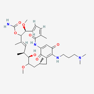 Chemical structure of 17-DMAP-GA