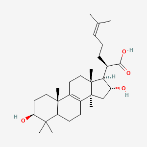 Chemical structure of 16α-Hydroxytrametenolic acid