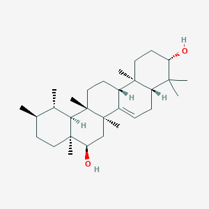 Chemical structure of 16α-Hydroxybauerenol