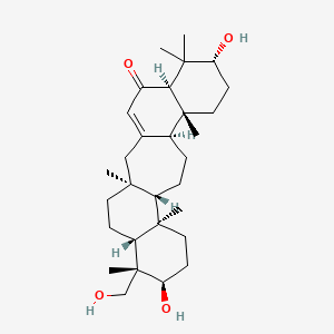 Chemical structure of 16-Oxolycoclavanol