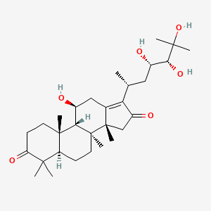 Chemical structure of 16-Oxoalisol A