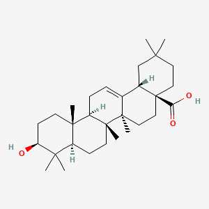 Chemical structure of 16-Oxo-3-episerratenediol