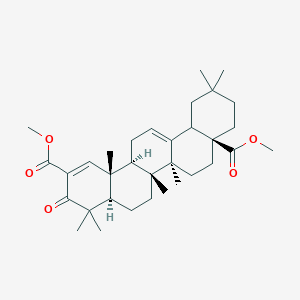 Chemical structure of 16-O-Acetylpolyporenic acid C