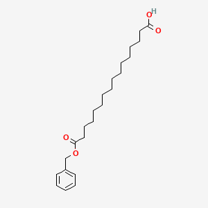 Chemical structure of 16-(Benzyloxy)-16-oxohexadecanoic acid