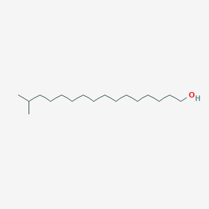Chemical structure of Isoheptadecanol