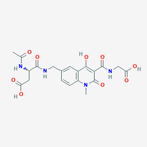 Chemical structure of 15-Crown-4 [4-(2,4-Dinitrophenylazo)phenol]