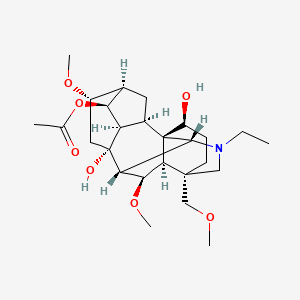 Chemical structure of 14-O-Acetylneoline