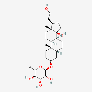 Chemical structure of 14-hydroxylated brassinosteroid