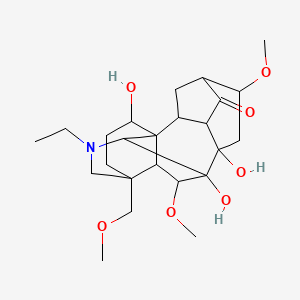 Chemical structure of Dehydrodelcosine