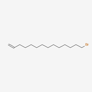 Chemical structure of 14-Bromotetradec-1-ene