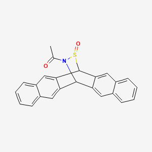 Chemical structure of 13,6-N-SULFINYLACETAMIDOPENTACEN