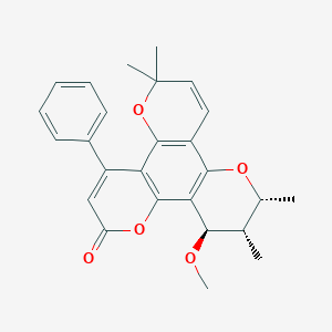Chemical structure of 12-O-Methylinophyllum D