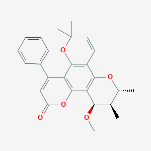 Chemical structure of 12-O-Methylinophyllum A