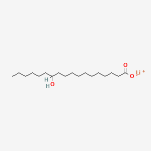 Chemical structure of Lithium hydroxystearate
