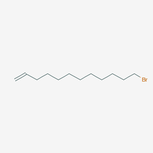 Chemical structure of 12-Bromododec-1-ene