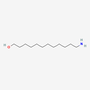 Chemical structure of 12-Amino-1-dodecanol