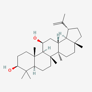 Chemical structure of 11β-Hydroxylupeol