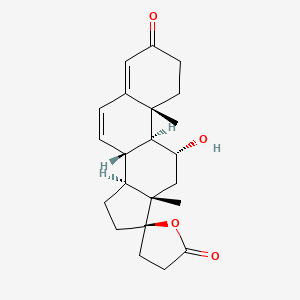 Chemical structure of 11α-Hydroxycanrenone