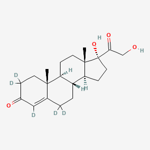 Chemical structure of Cortodoxone-d5