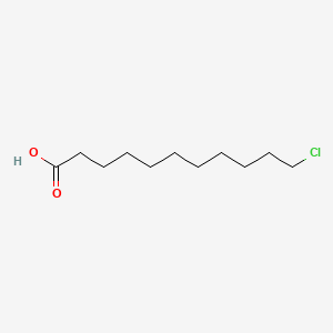 Chemical structure of 11-Chloroundecanoic acid