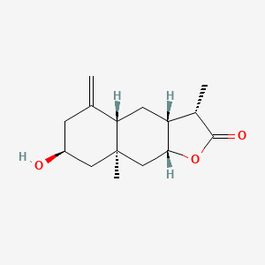 Chemical structure of 11,13-Dihydroivalin