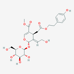 Chemical structure of 10-Hydroxyligstroside