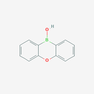 Chemical structure of 10H-Dibenzo[b,e][1,4]oxaborinin-10-ol