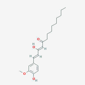 Chemical structure of 10-Dehydrogingerdione/[10]-Dehydrogingerdione