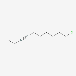 Chemical structure of 10-Chloro-3-decyne