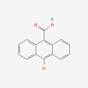 Chemical structure of 10-Bromoanthracene-9-carboxylic acid