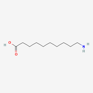 Chemical structure of 10-Aminodecanoic acid