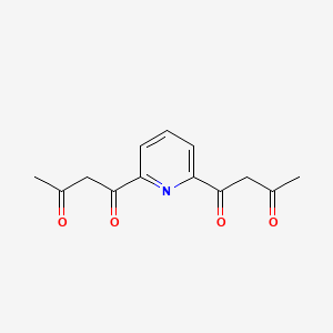 Chemical structure of 2,6-Di(acetoacetyl)pyridine