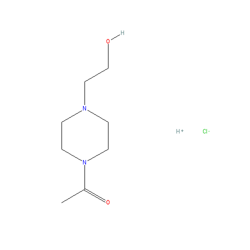Chemical structure of 1-Acetyl-4-(2-hydroxyethyl)piperazine