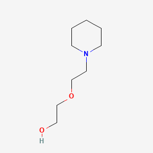 Chemical structure of 1-[2-(2-Hydroxyethoxy)Ethyl]Piperidine