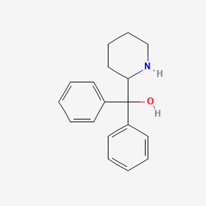 Chemical structure of 1-[(Dibenzylamino)methyl]cyclopropanol