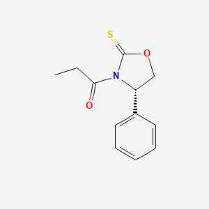 Chemical structure of 1-[(4S)-4-PHENYL-2-THIOXO-3-OXAZOLIDINYL]-1-PROPANONE