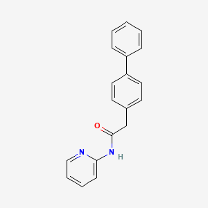 Chemical structure of 1-[(4S)-4-Benzyl-4,5-dihydro-2-oxazolyl]isoquinoline