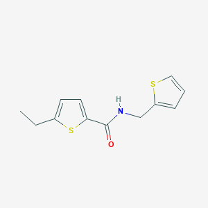 Chemical structure of 1-[(4R)-4-phenyl-2-thioxo-3-thiazolidinyl]-1-Propanone
