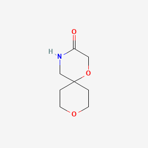 Chemical structure of 1,9-Dioxa-4-azaspiro[5.5]undecan-3-one