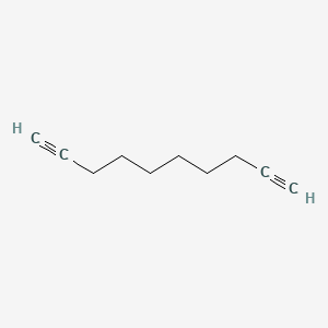 Chemical structure of 1,9-Decadiyne
