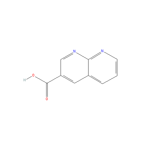 Chemical structure of 1,8-Naphthyridine-3-carboxylic acid